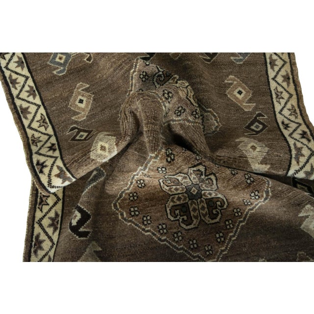 Hand-Knotted Gabbeh Rug For Sale - Image 9 of 11