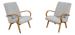 Set of Model 53 Armchairs by Jaroslav Smidek for Ton, 1960s