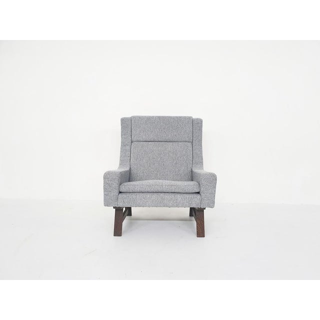 Dutch Lounge Chairs with Wengé Feet, 1950s, Set of 2 For Sale - Image 4 of 18