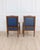 Mid 20th Century Set Of Four Louis XVI Style Armchairs In Natural Wood For Sale - Image 16 of 18