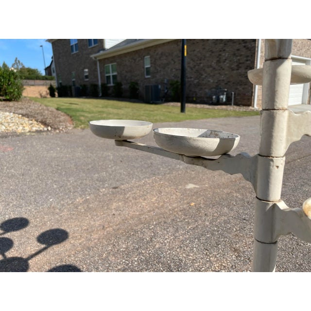 1900's Victorian Cast Iron Plant Stand For Sale - Image 4 of 7