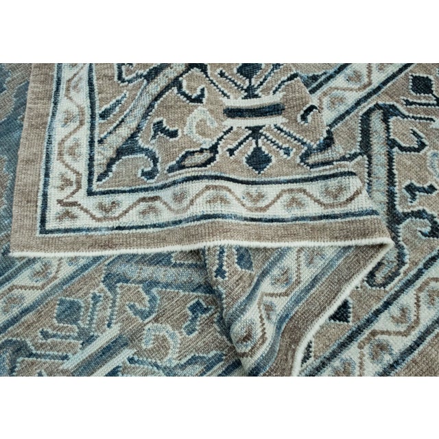 Textile Turkish Oushak Rug 9'2" x 12' #18619 For Sale - Image 7 of 8