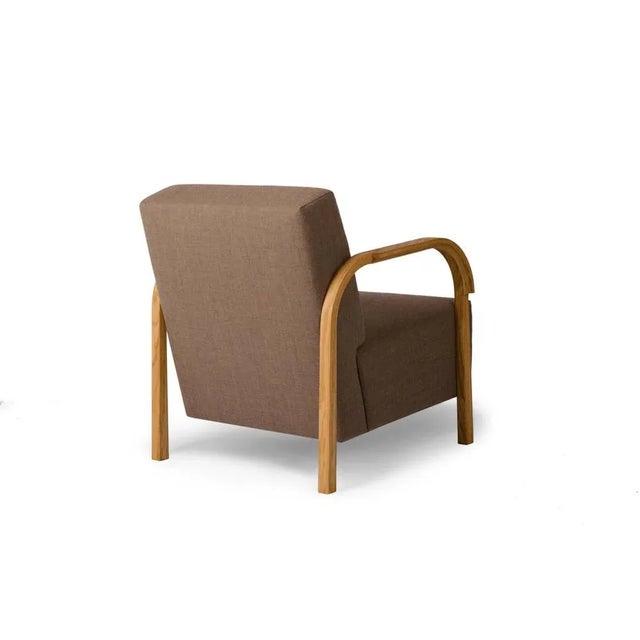 Contemporary Kvadrat/Hallingdal & Fiord Arch Lounge Chair by Mazo Design For Sale - Image 3 of 6