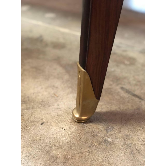 Mid-Century Modern Midcentury Dining Table in Cherrywood by Paolo Buffa for Arrighi, Italy, 1940s For Sale - Image 3 of 12