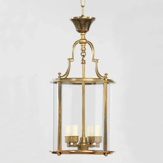 Simple in style and inspired by a 17th-century antique, this lantern features fine decorative details, from the crown at...