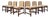 Set of 6 of “Marco” Chairs in Rosewood & Leather, Sergio Rodrigues, 1960s For Sale