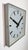 1970s Large Grey Square Wall Clock from Pragotron, 1970s For Sale - Image 5 of 18