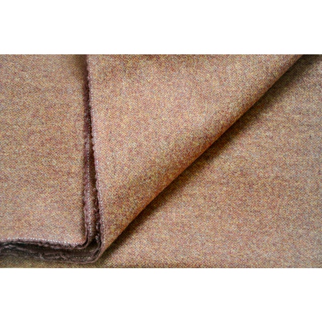 Mid-Century Modern Vintage Wool Cashmere Blend Fabric For Sale - Image 3 of 4