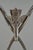 Silver Bousquet & Bloch & Degue French Art Deco Double-Arm Table Lamp 1930s - Pinecone Glass For Sale - Image 8 of 14