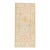 Turkish Oushak Runner Lavender & Pastel Gold Handwoven Wool Rug 3'2" X 6'10" For Sale