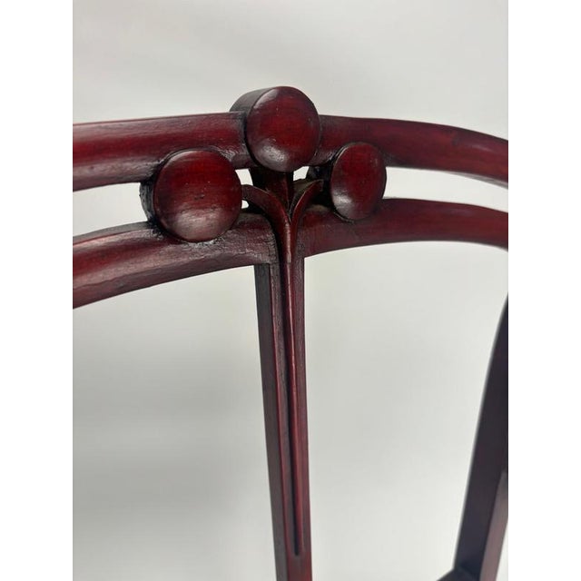 Art Nouveau Wooden Armchairs by Carlo Zen, Italy, 1900, Set of 2 For Sale - Image 10 of 16