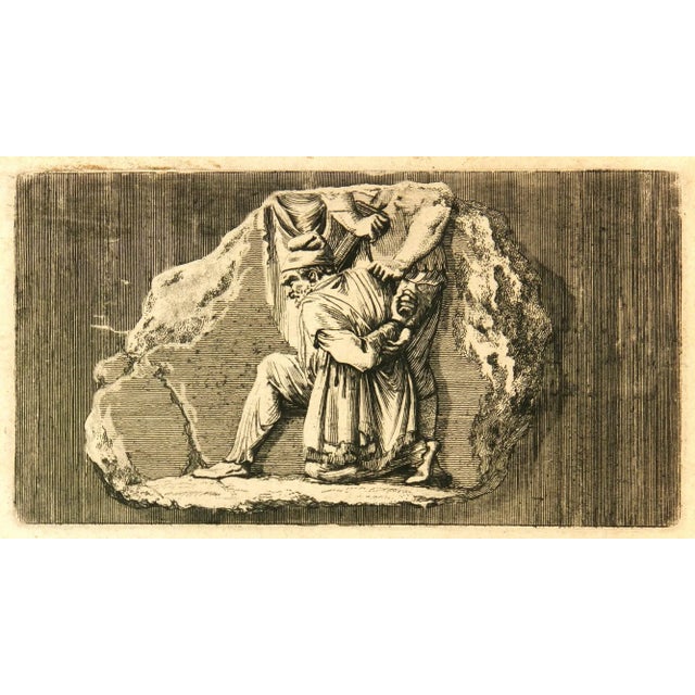 Antiquities Roman Empire Engraving, C. 1750 For Sale - Image 4 of 4
