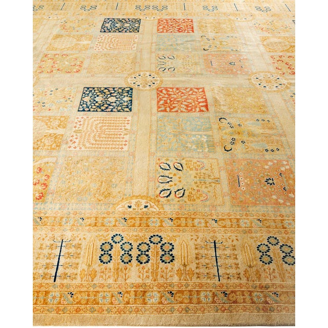 Solo Rugs Mogul, One-of-a-Kind Hand-Knotted Area Rug - Ivory, 16' 10" x 9' 3" For Sale - Image 4 of 8