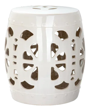 Blossom Garden Stool in Cream