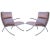 1950s Italian Mid-Century Modern Chrome Lounge Armchairs – a Pair For Sale - Image 10 of 10