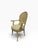 Wood Vintage Italian Venetian Grotto Hollywood Regency Style Carved Shell Back Armchair For Sale - Image 7 of 14