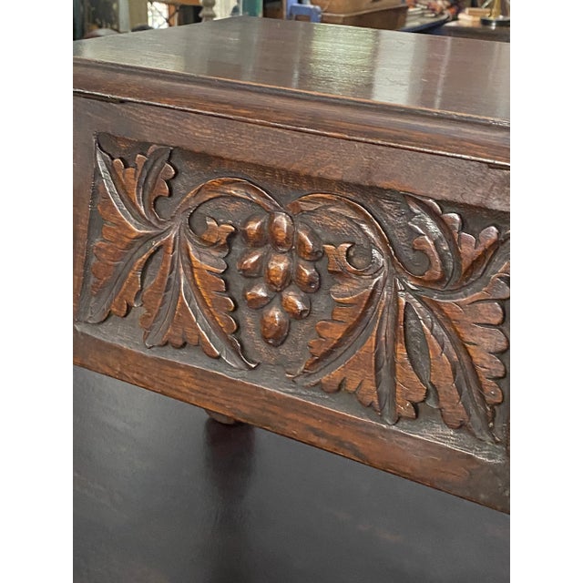 Brown Antique English Work Box For Sale - Image 8 of 12
