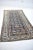 1930s Caucasian Bijov Design Wool Runner with Navy, Aubergine, Teals 4.1 x 9.9 For Sale - Image 5 of 13