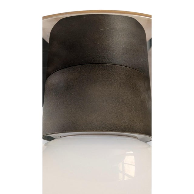 Bauhaus Urban Electric Co. Pipe Flushmount Glass Ceiling Light For Sale - Image 3 of 5