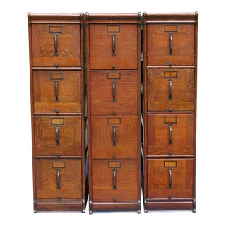 Vintage Used Industrial Filing Cabinets Chairish