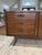 Vintage Mid-Century Modern Walnut Long Dresser With Mirror Kent Coffee Style For Sale - Image 6 of 16