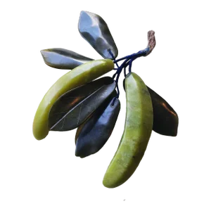Vintage Polished Stone Fruit Bananas