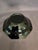 Mid 20th Century Black Glass Bowl With Sterling Floral Overlay For Sale - Image 4 of 5