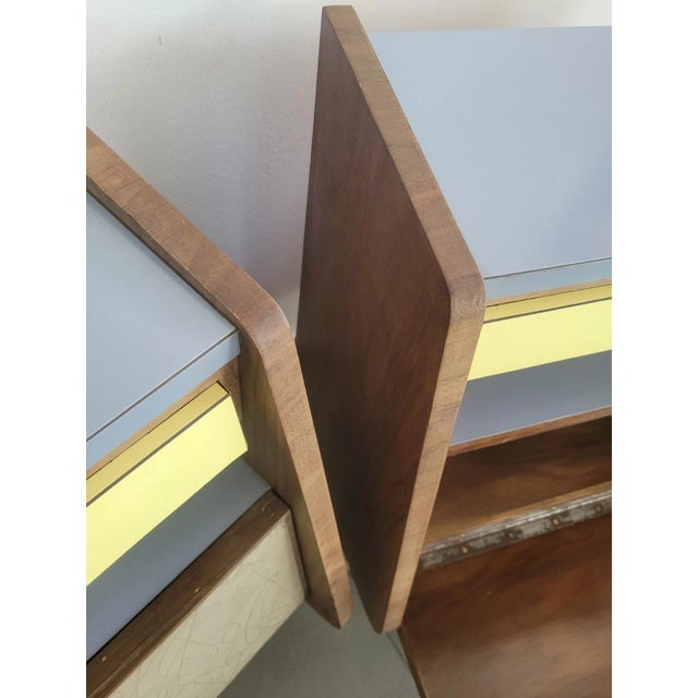 Mid-Century Italian Nightstands, 1970s, Set of 2 For Sale - Image 6 of 17