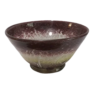 Vintage Art-Deco Wmf Ikora Art Glass Bowl, Karl Wiedman Germany