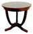 Vintage Round Mahogany Pedestal Table For Sale