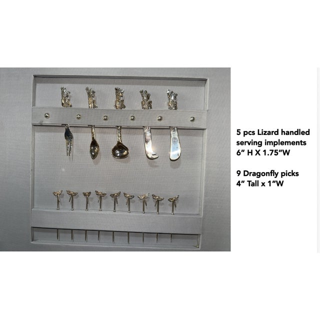 Emilia Castillo Porcelain and Silver 24 Piece Serving Service Mexico With Storage Box - 25 PCS For Sale - Image 9 of 14