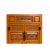 2010s Chinese Fujian Distressed Orange Relief Carving Storage Tv Cabinet For Sale - Image 5 of 6