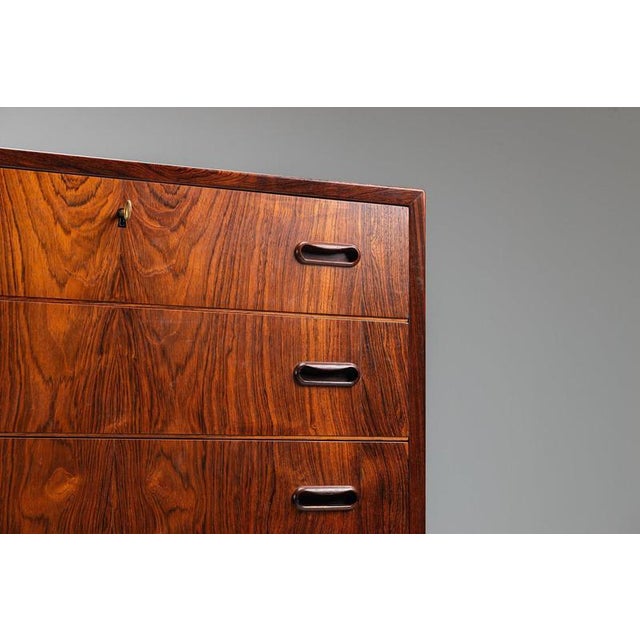 Large Scandinavian Chest of Drawers in Rosewood, Denmark, 1960 For Sale - Image 9 of 14