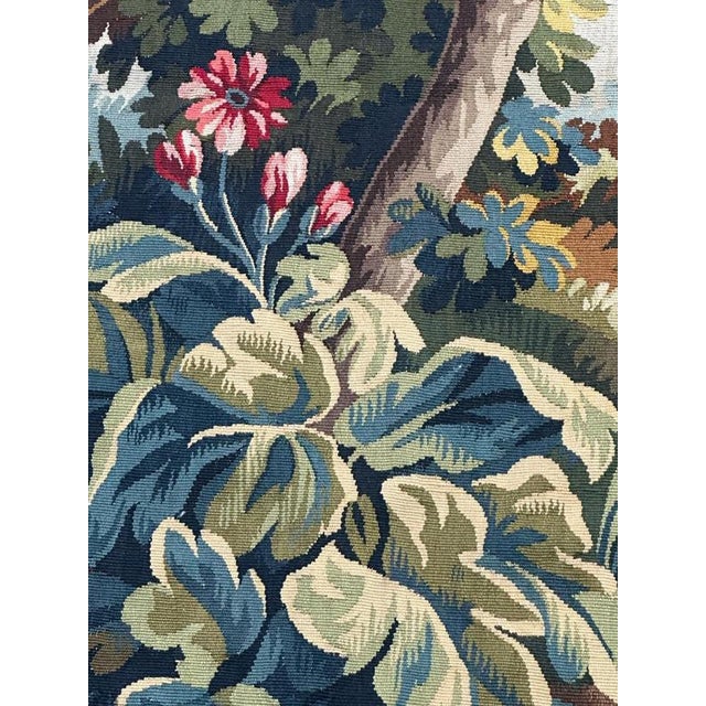 Mid-Century Modern French Handwoven Aubusson Tapestry, 1940s For Sale - Image 15 of 18