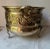 Vintage Brass Footed Planter With Handles Embossing Grape Motif For Sale - Image 4 of 16