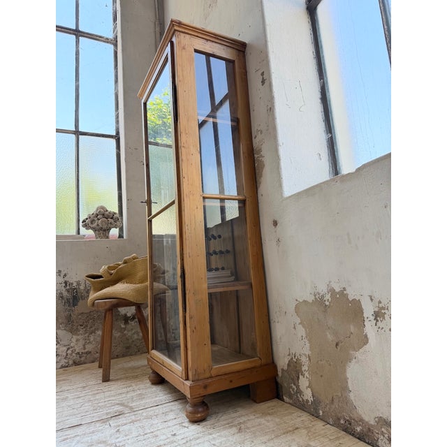 19th Century English Pine Display Case, 1890s For Sale - Image 4 of 18