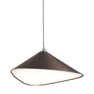 Emily II Pendant in Steel with Dark Bronze Finish by Moss Objects For Sale