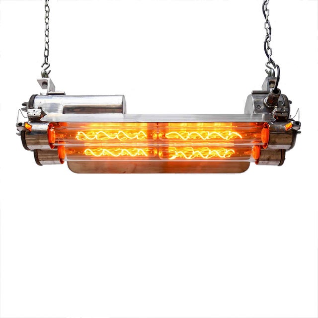 Aluminum Cast Explosion-Proof Fluorescent Light, 1970s For Sale - Image 16 of 18