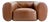 Dolce Caramel Leather Armchair by Hommés Studio For Sale