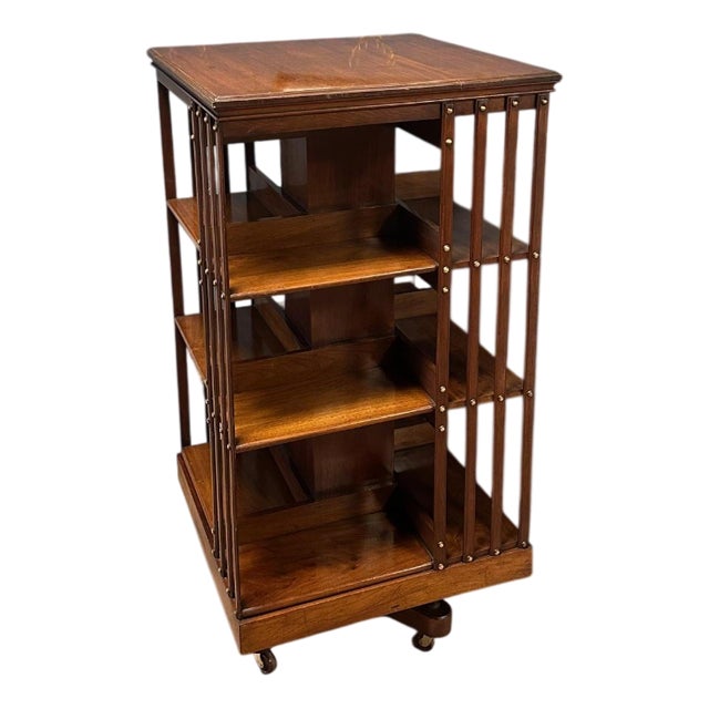 Large Revolving Bookcase, 1890s For Sale