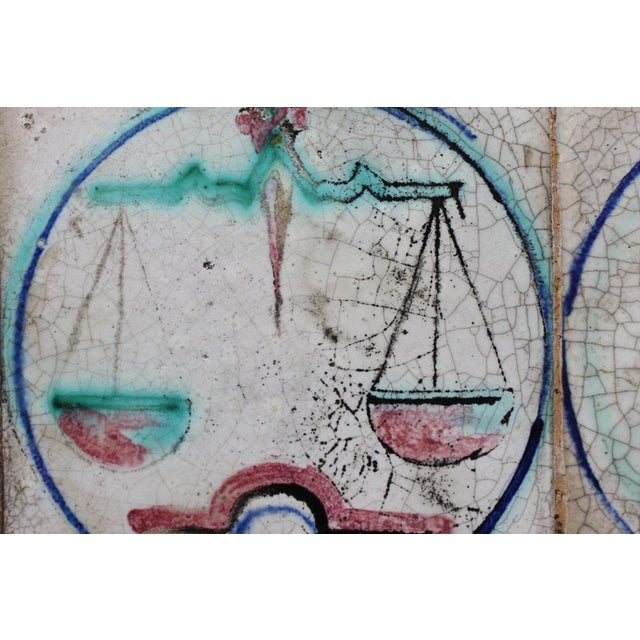 Rococo Tile Top Side Table by Herman A. Kähler, 1930s For Sale - Image 15 of 18