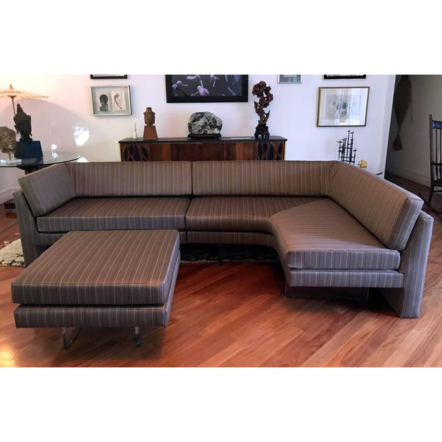 Mid-Century Modern Fantastic Sectional Omnibus Sofa by Vladimir Kagan For Sale - Image 3 of 10