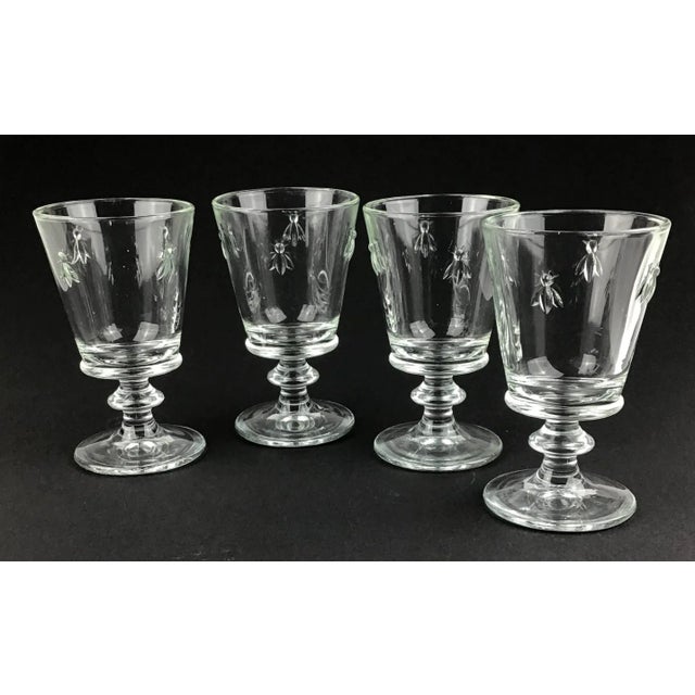 Mid-Century Modern Vintage Paris Musees Bumblebee Design All Purpose Glass Set For Sale - Image 3 of 13