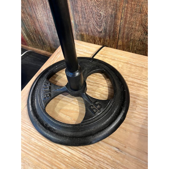 Farmhouse Vintage Lawson Industrial Iron Table Lamp For Sale - Image 3 of 5