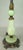 Metal Early 20th Century Uranium Jadeite Table Lamp Alabaster Shades For Sale - Image 7 of 18