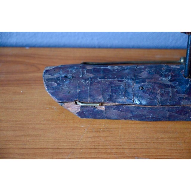 Wood Vintage Wooden Lark Mirror, 1920s For Sale - Image 7 of 13