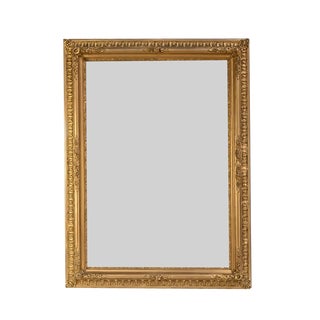 Large Gilded Wood Mirror, Early 19th Century For Sale