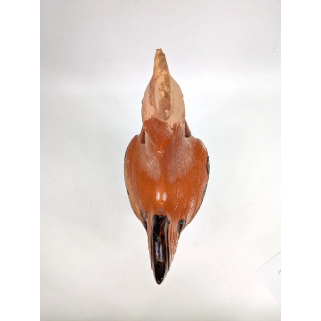 Mid 19th Century 19th Century Antique Terra Cotta Rooster For Sale - Image 5 of 9