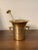 Early 20th Century Brass Pharmacy Apothecary Mortar and Pestle - 2 Pieces For Sale - Image 9 of 9