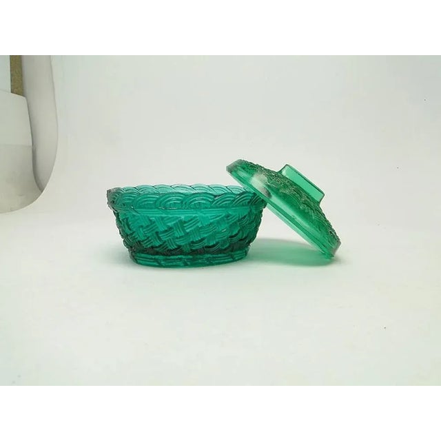 Polish Candyer from Ząbkowice Glasswork, Poland, 1950s For Sale - Image 11 of 13